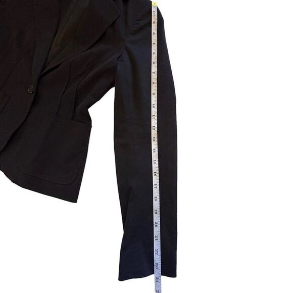 THEORY Cotton Blend One Button Blazer Jacket 6 - Picture 12 of 14